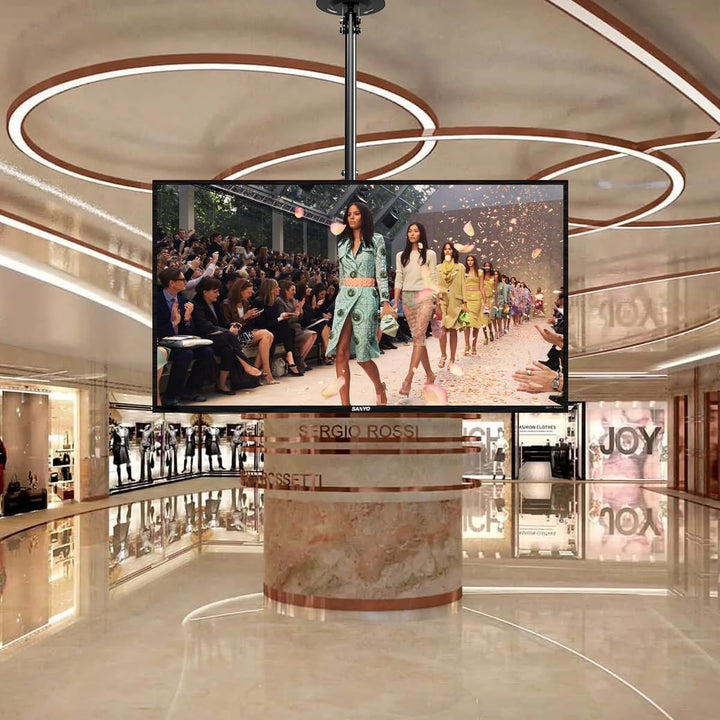 Suptek TV Deckenhalterung für 37-75 Zoll Fernseher, höhenverstellbar, neig- und schwenkbar, VESA 600