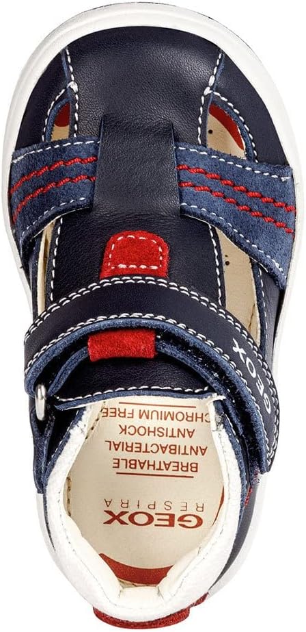 Geox Jungen B Biglia Boy A Erste Schritte 19 EU Navy White, 19 EU Navy White