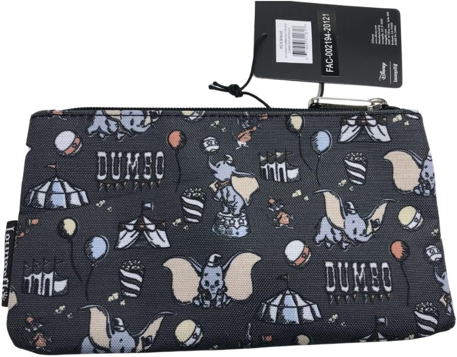 Loungefly Disney Big Top Dumbo AOP Nylon Pouch