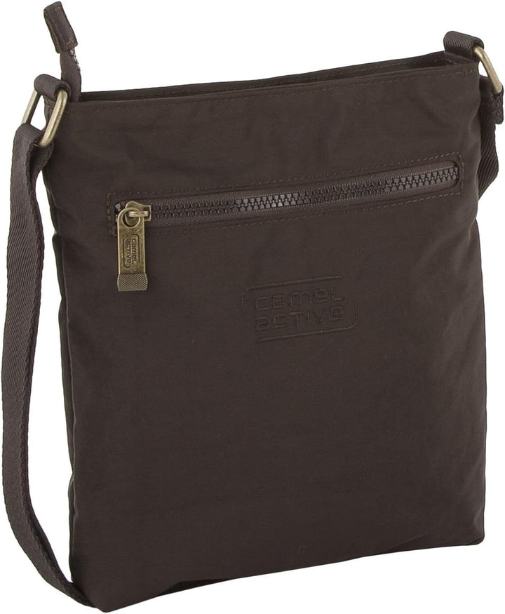 camel active Journey Herren Umhängetasche Crossbody Bag Klein Beige 23x5x23, Beige 23x5x23