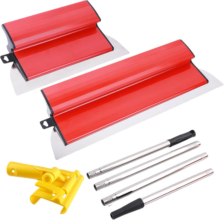 Flächenspachtel Set, 2 Stücke Spachtel Werkzeug 40cm/25cm Professionelle Trockenbau Skimming Tools G