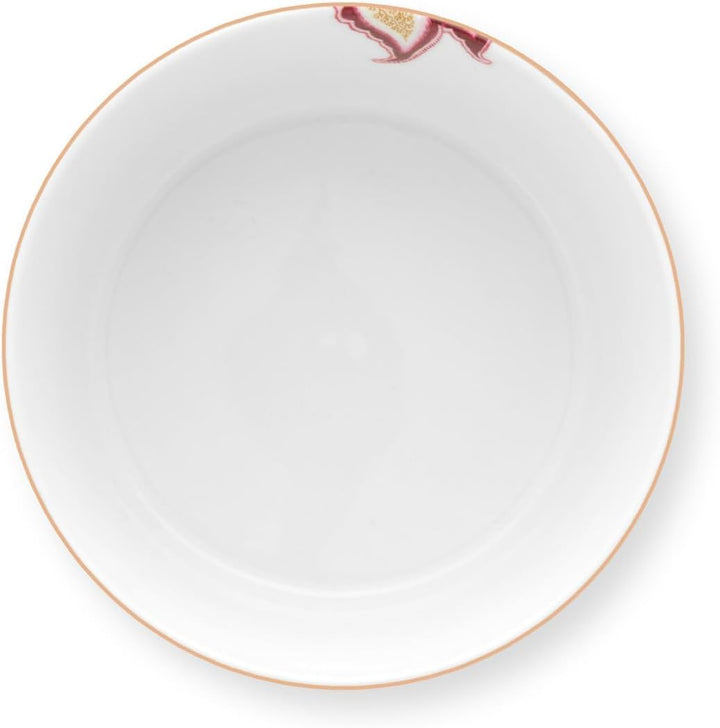 Pip Studio Flower Festival Oriental Geschenkset Schalen und Essstäbchen Dark pink 15cm