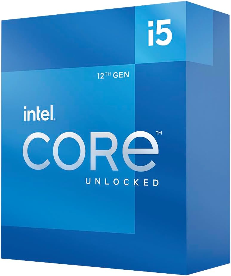 Intel Core i5-12600K 12. Generation Desktop Prozessor (Schwarz, Basistakt: 3.7GHz Turboboost: 4.9GHz