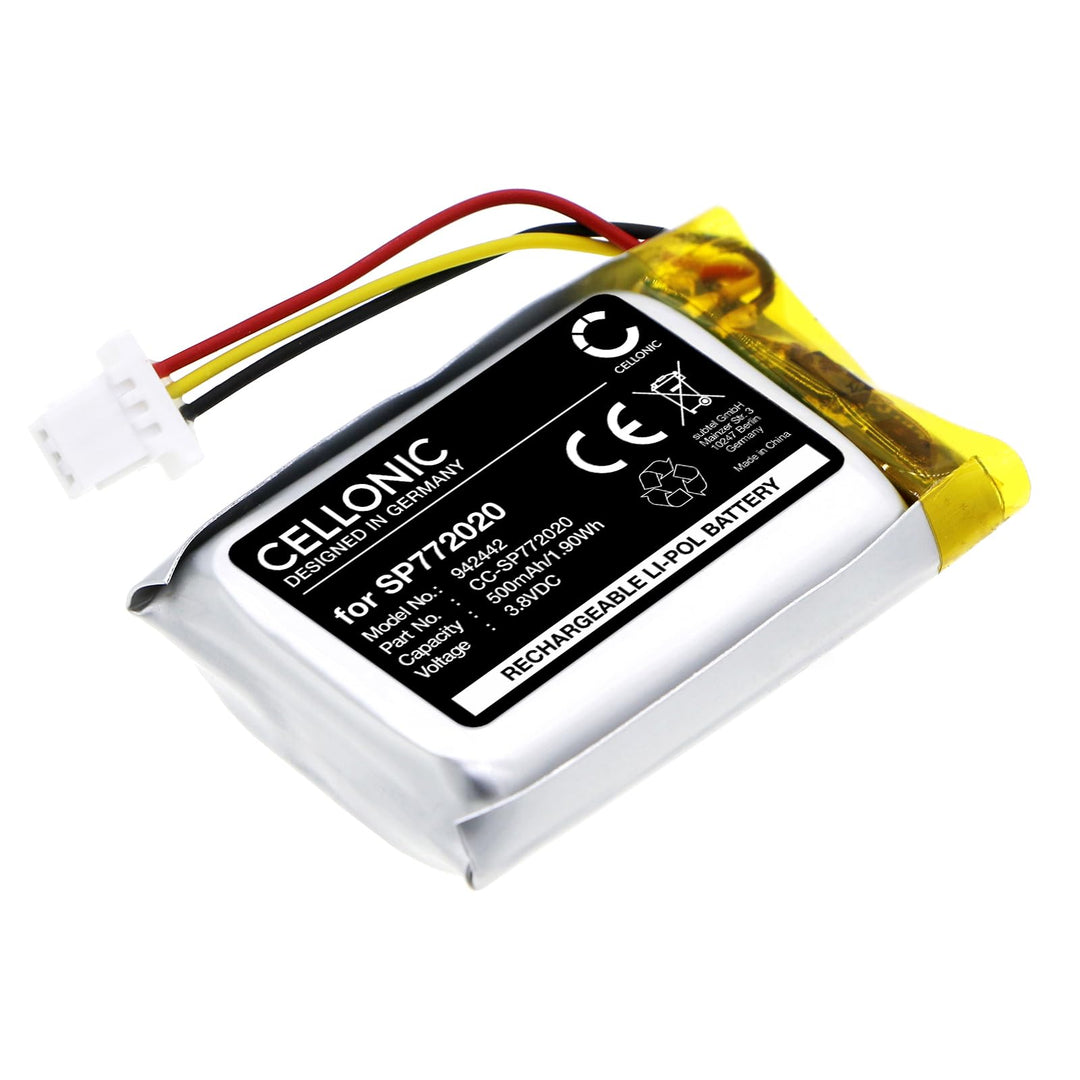 CELLONIC, Akku für Headset kompatibel mit Sony WF-1000XM5 (500mAh, 3.8V) Ersatzakku SP772020