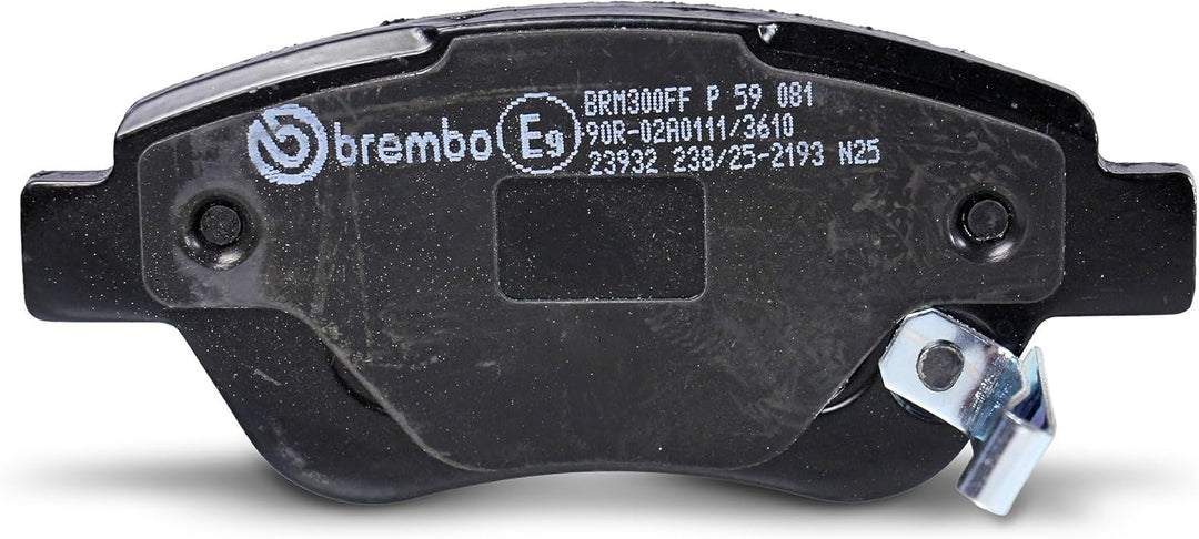 Brembo P59081 Vordere Bremsbeläge, Anzahl 4