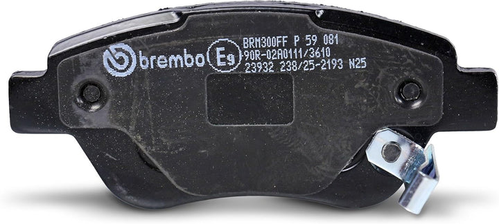 Brembo P59081 Vordere Bremsbeläge, Anzahl 4