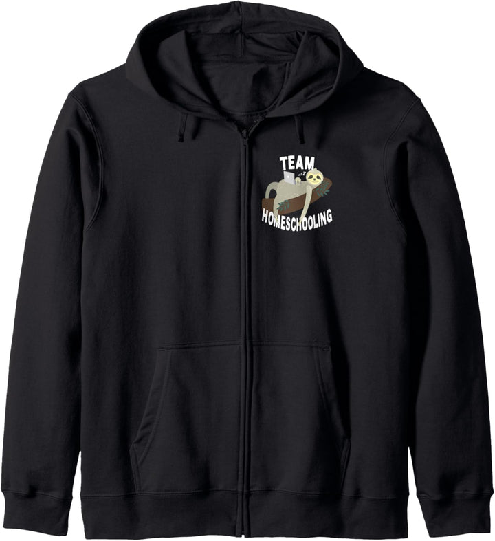 Team Homeschooling Outfit Hausunterricht Team Home Schooling Kapuzenjacke