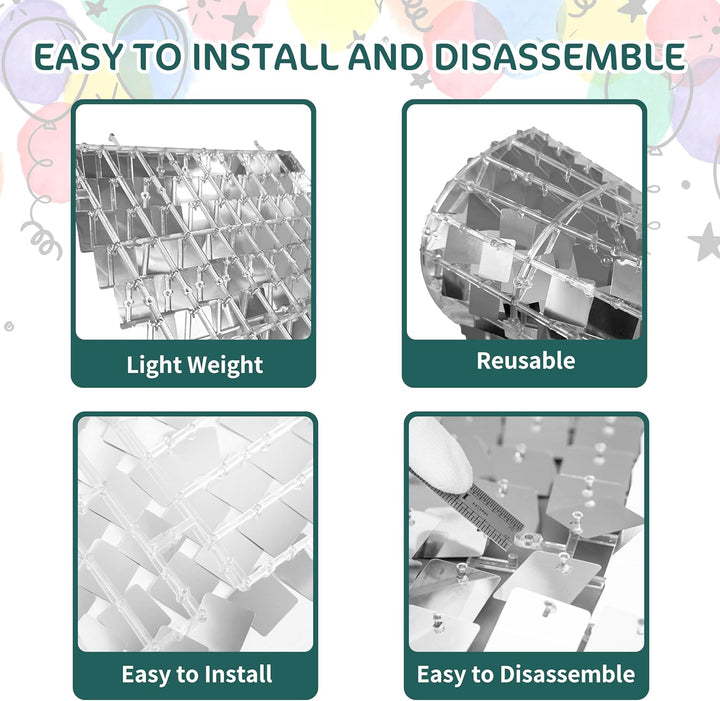 Kate Schimmernde Wand Hintergrund Champagner Gold Quadratisch Pailletten Glitzer Foto Hintergrund Pa