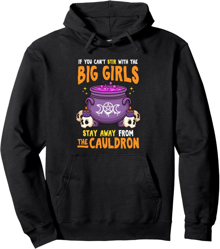 Lustige Halloween Salem Hexe Spruch Mädchen Hexenfrauen Pullover Hoodie
