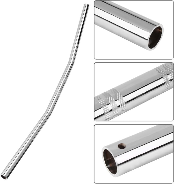 Gorgeri 7/8 Zoll 22 MM Motorrad Flache Lenker, Lenker Universal Motorrad Lenker Retro Bend, Lenker B