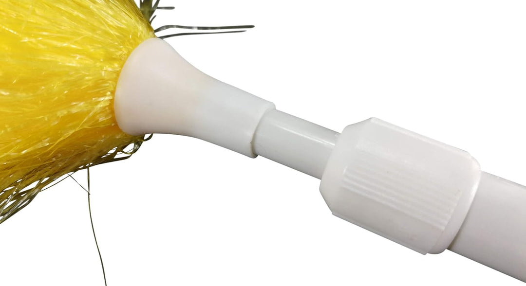 Nölle Staubwedel-Synthetik antistatisch mit Teleskopstiel Staubwischer bunt Staubmagnet Staubbesen f