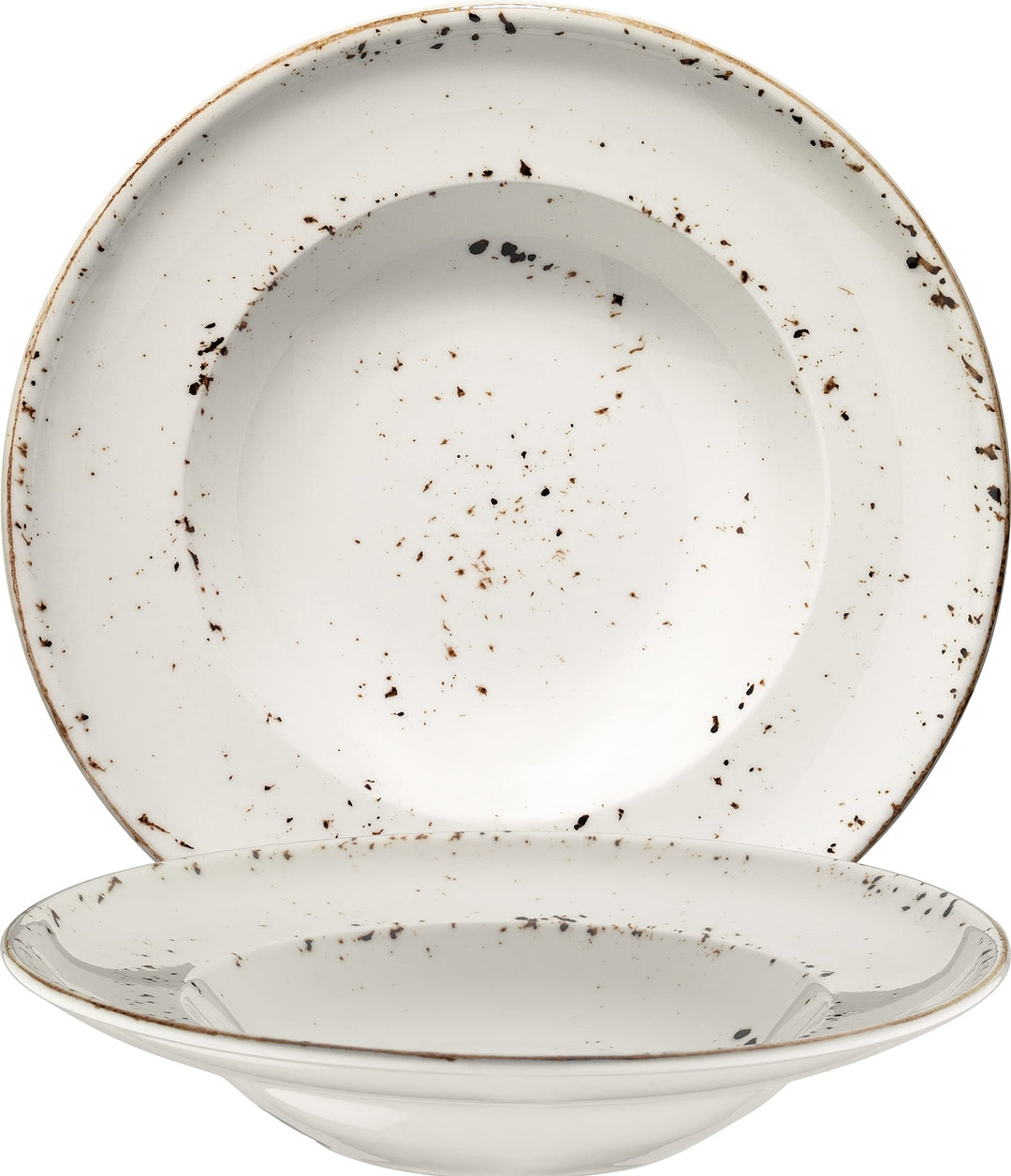 Bonna Premium Porcelain GRAGRM27CK Grain Plate Teller tief, Supenteller, 26.8cm, 450ml, Porzellan, C