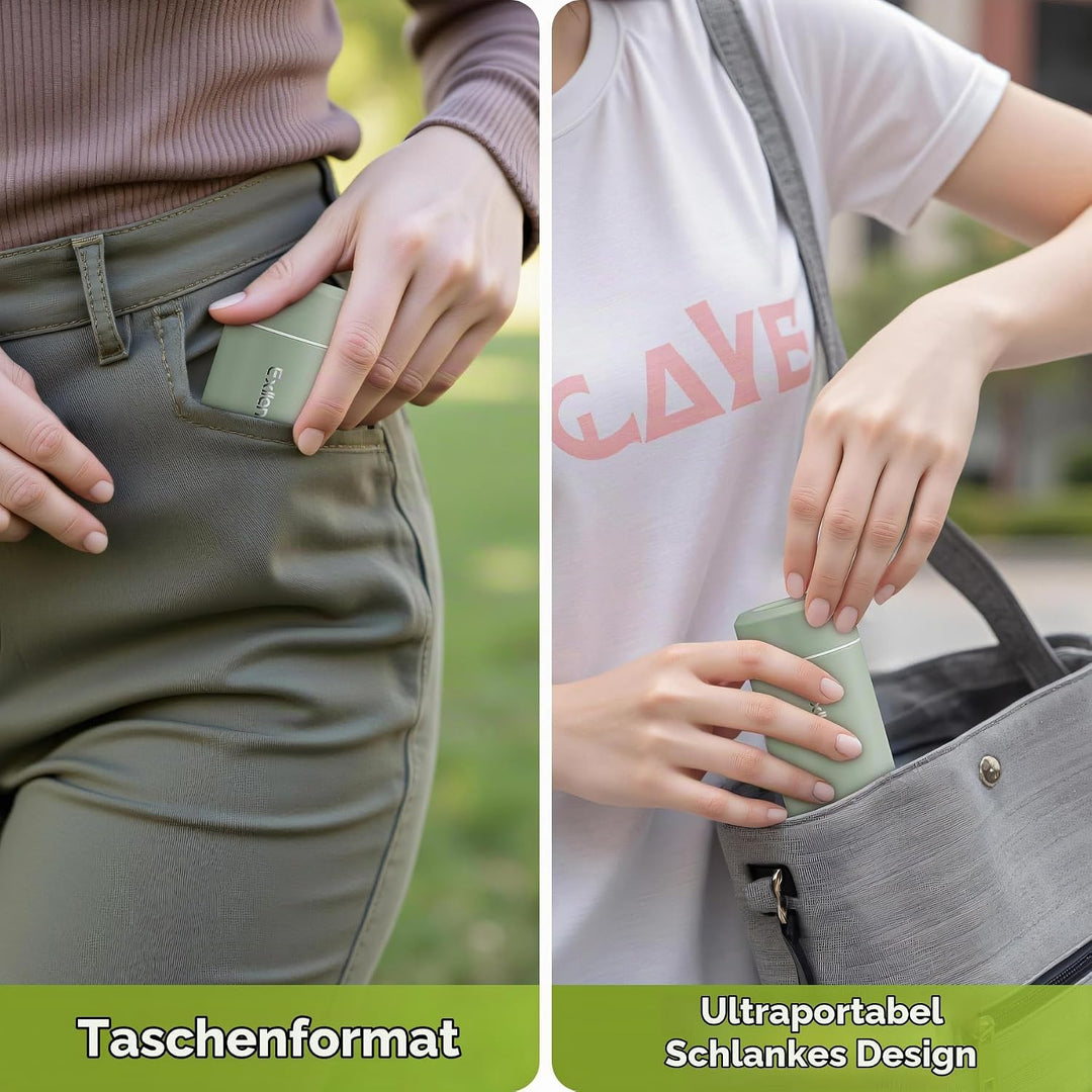 Mini Thermosflasche 350ml mit Edelstahl-Deckel, Trinkflasche Klein Doppelwandige Vakuum–Ultra-Kompak