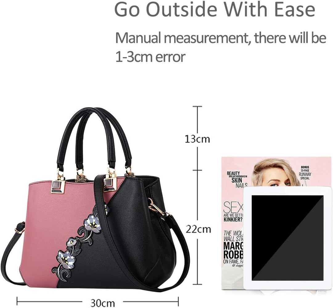 NICOLE &amp; DORIS 2024 Mode Handtaschen für Frauen Umhängetasche Damen Tragetaschen Shopper Elegant Sch