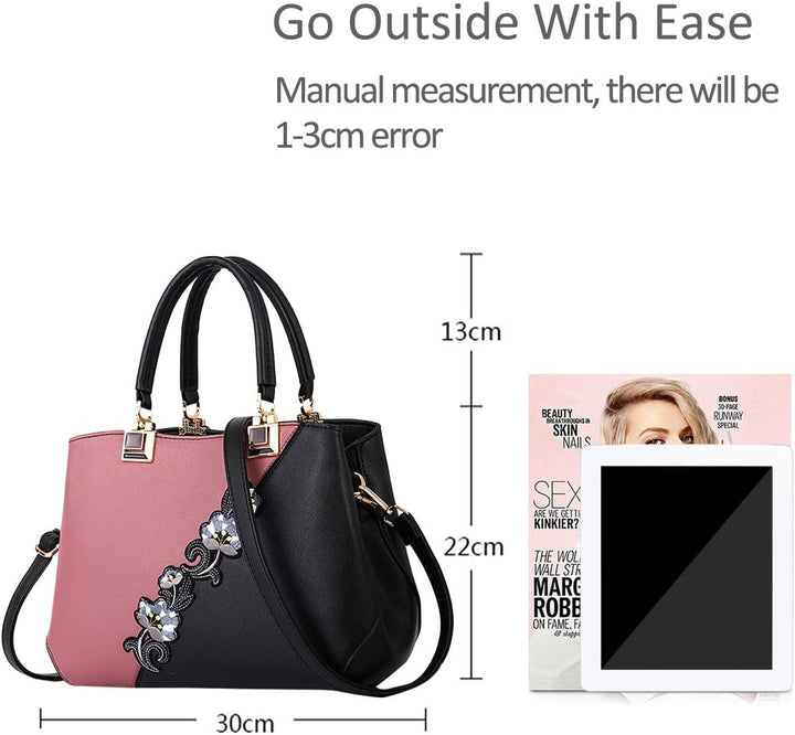 NICOLE &amp; DORIS 2024 Mode Handtaschen für Frauen Umhängetasche Damen Tragetaschen Shopper Elegant Sch