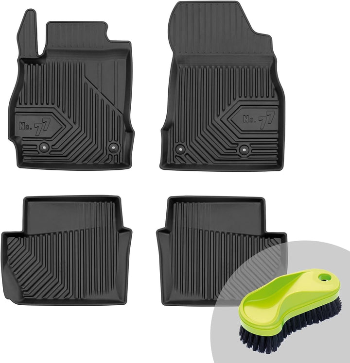 FROGUM No.77 Gummimatten Ganzjahresset von Auto Fussmatten Autofussmatten für Mazda 2 II 2007-2014 |