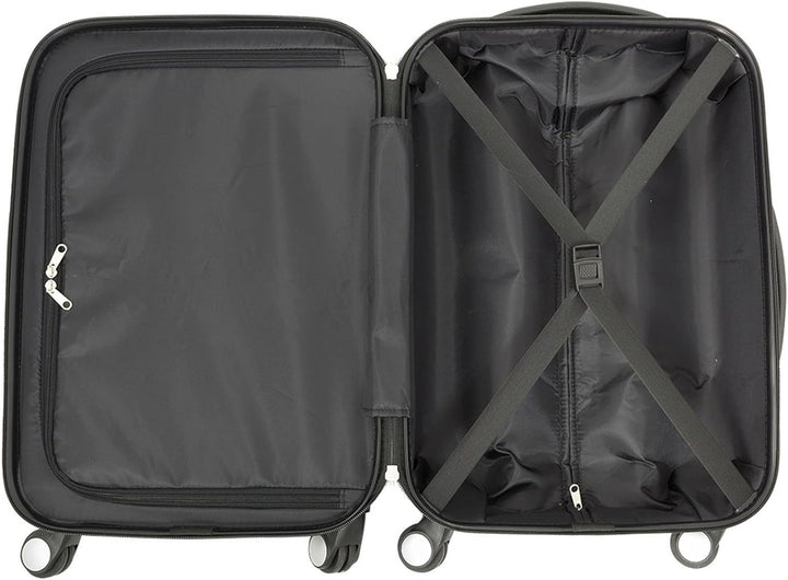 Bowatex Mittelgrosser Koffer mit Strand Motiv Beach Reisekoffer 67 cm - 70 Liter