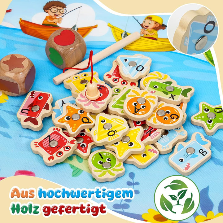 Angelspiel ab 2 3 Jahre, Montessori Spielzeug Ab 2 3 Jahre Jungen Mädchen, Sortierspielzeug & Motori