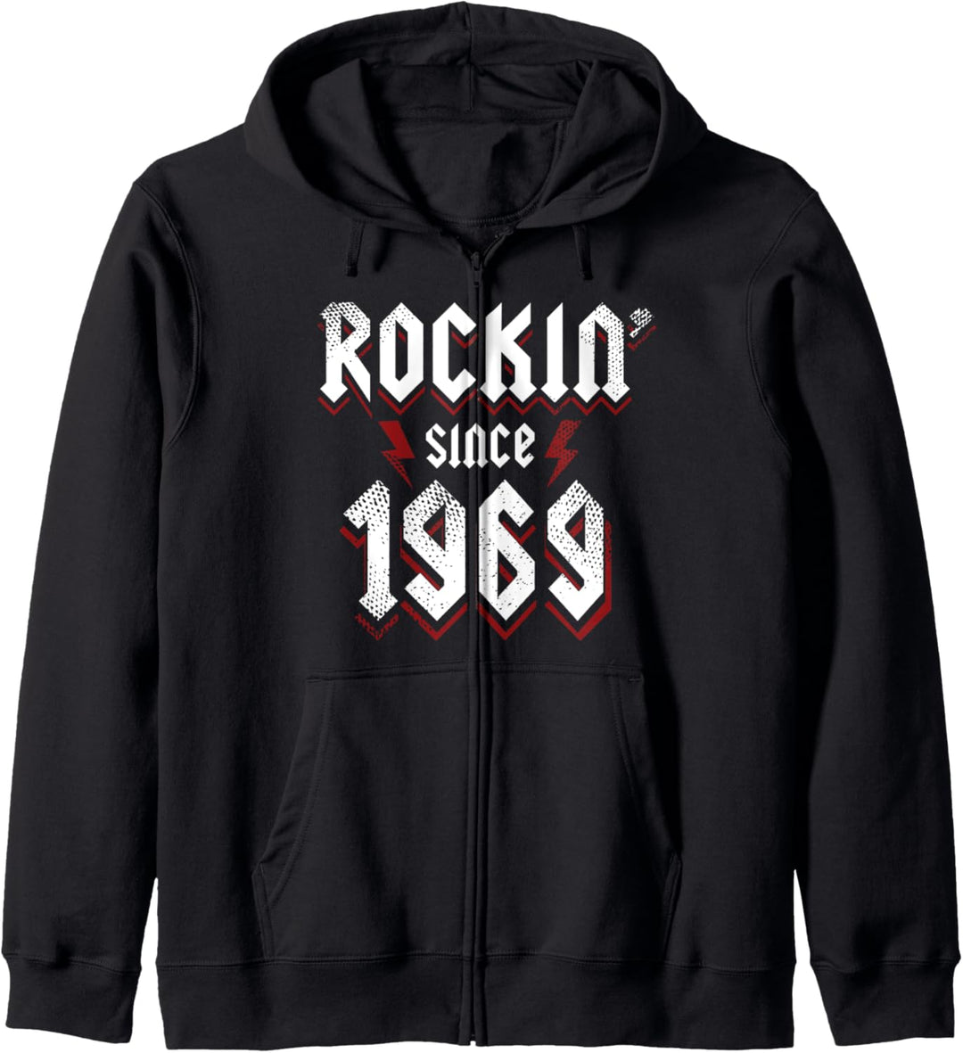 Rockin Since 1969 54 Jahre alte Rockmusik 54. Geburtstag Kapuzenjacke