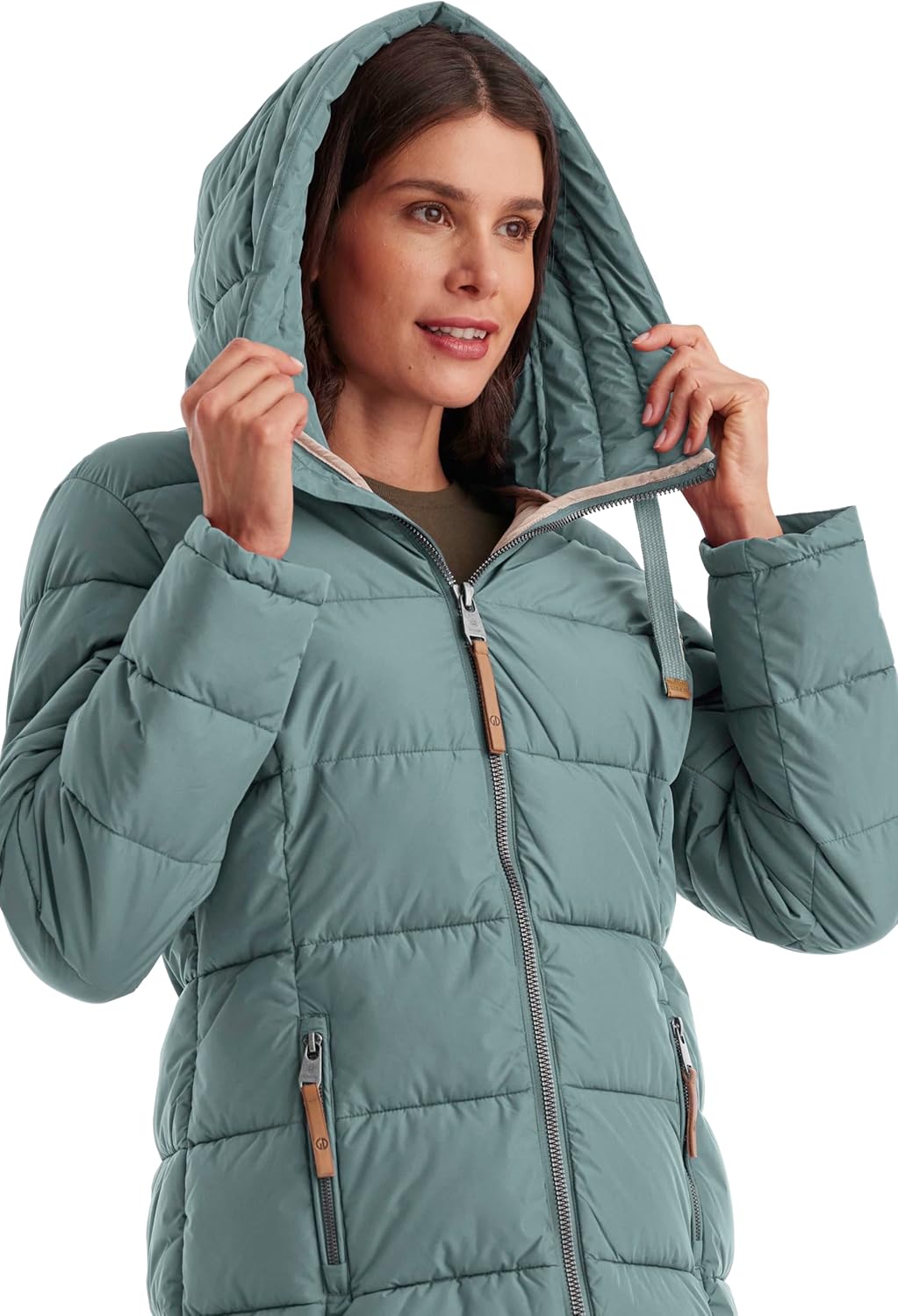 G.I.G.A. DX Unisex Gw 12 Wmn Qltd Jckt Casual Steppjacke mit abzippbarer Kapuze 36 aquaverde, 36 aqu