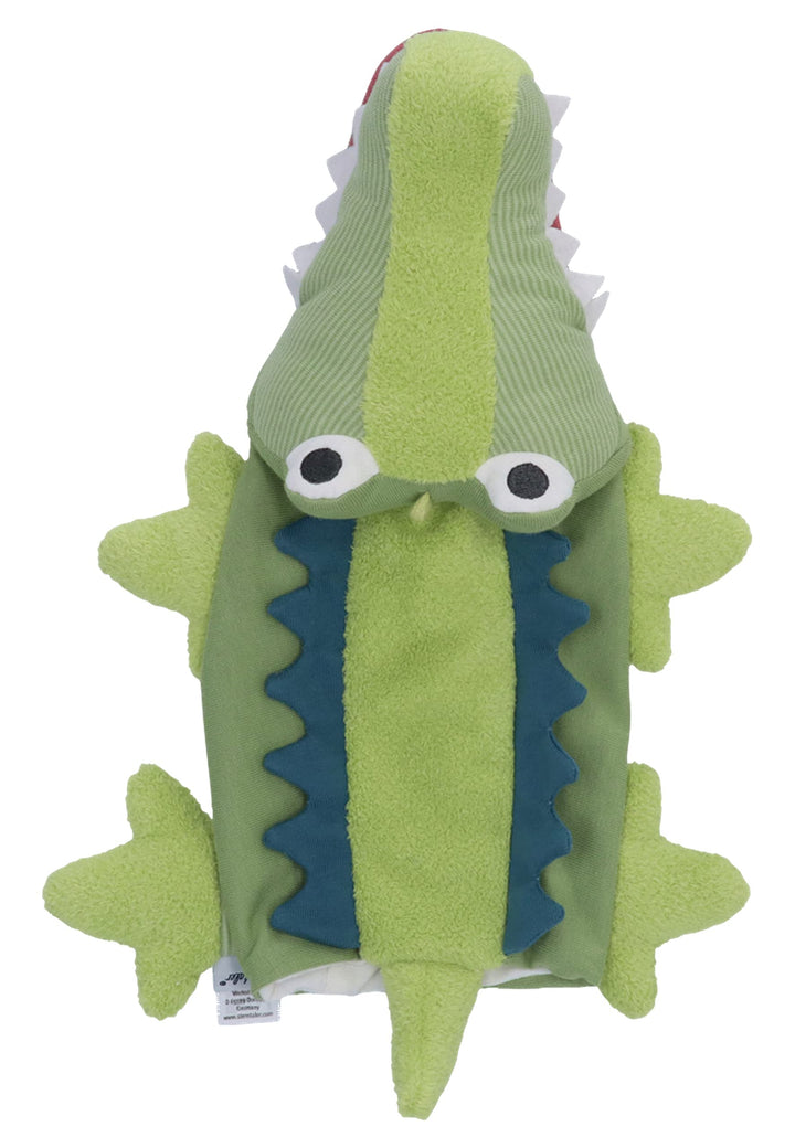 Sterntaler Handpuppe Krokodil Keno - weiches Kinder Spielzeug zum Puppentheater, Erzählen, Kuscheln