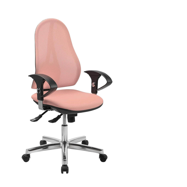 TOPSTAR Bürostuhl Open Point SY inkl. höhenverstellbaren Armlehnen rosa Rosa monolithisch gepolstert
