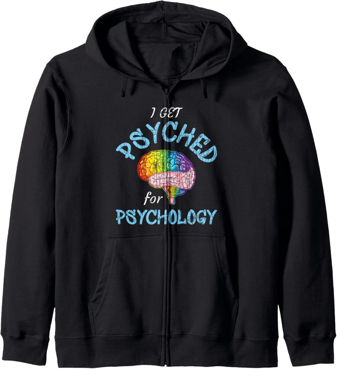 Psyched Psychologie Student Geschenk Kapuzenjacke
