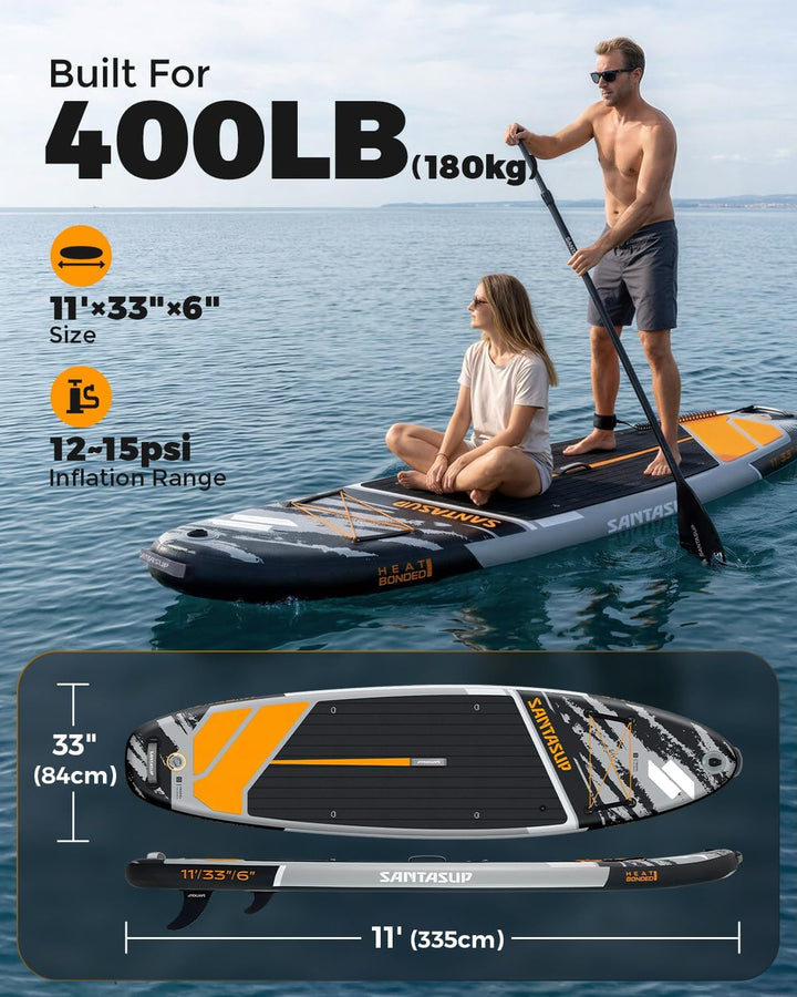 Aufblasbares Stand Up Paddle Board Surfbrett SUP Komplettes 320/335cmPaddleboard Zubehör Verstellbar