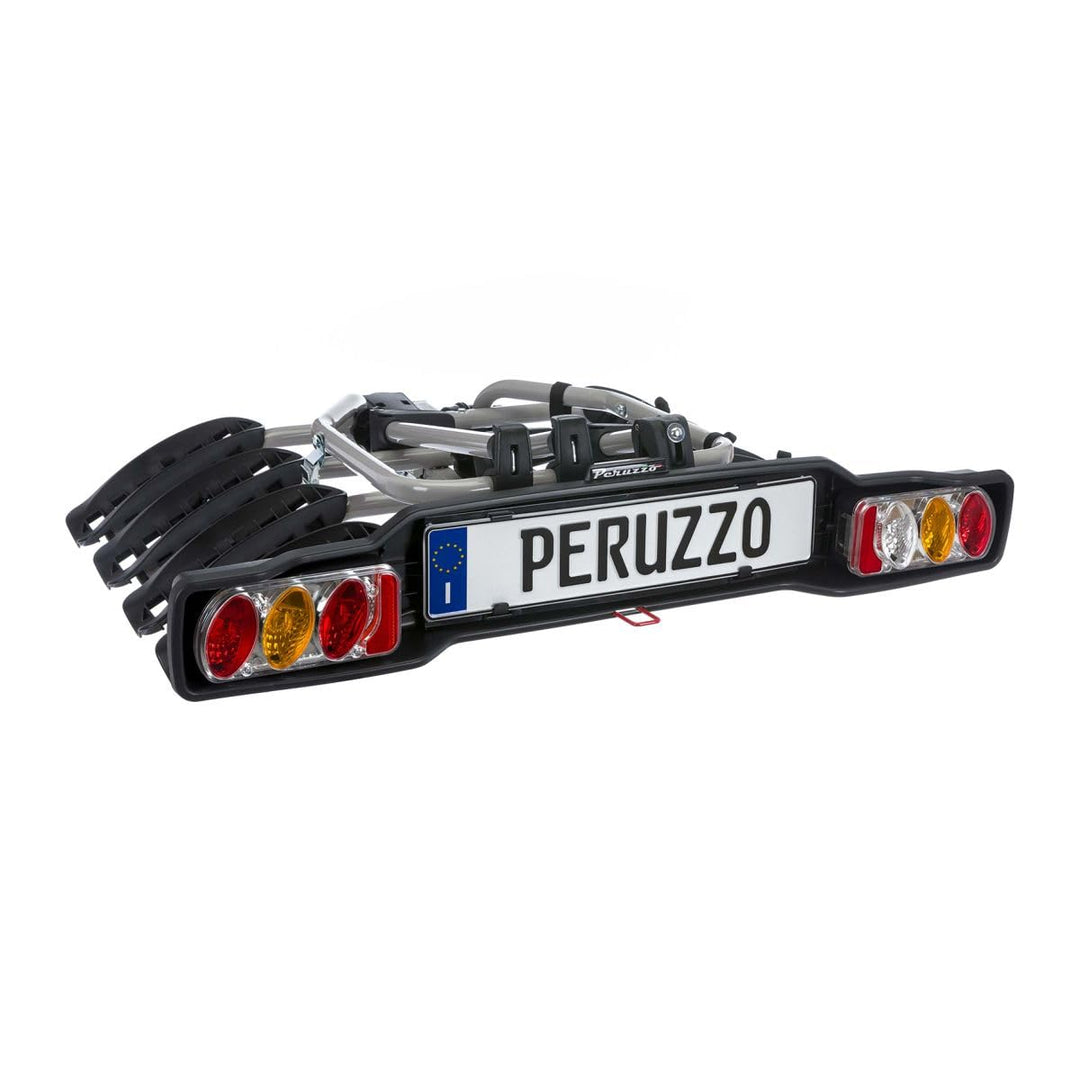 Peruzzo 668/4 Heckträger Neigbarer Anhängerkupplungsfahrradträger Siena, 11102033, Schwarz