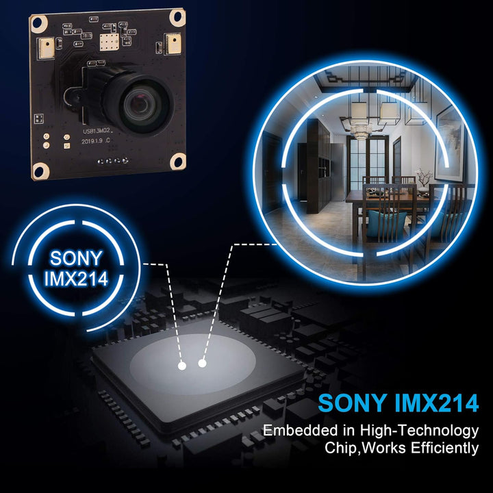 G 13mp USB Kameramodul 2880p Webcam modul,Weitwinkel UHD Webkamera modul,100grad verzerrungsfreie us
