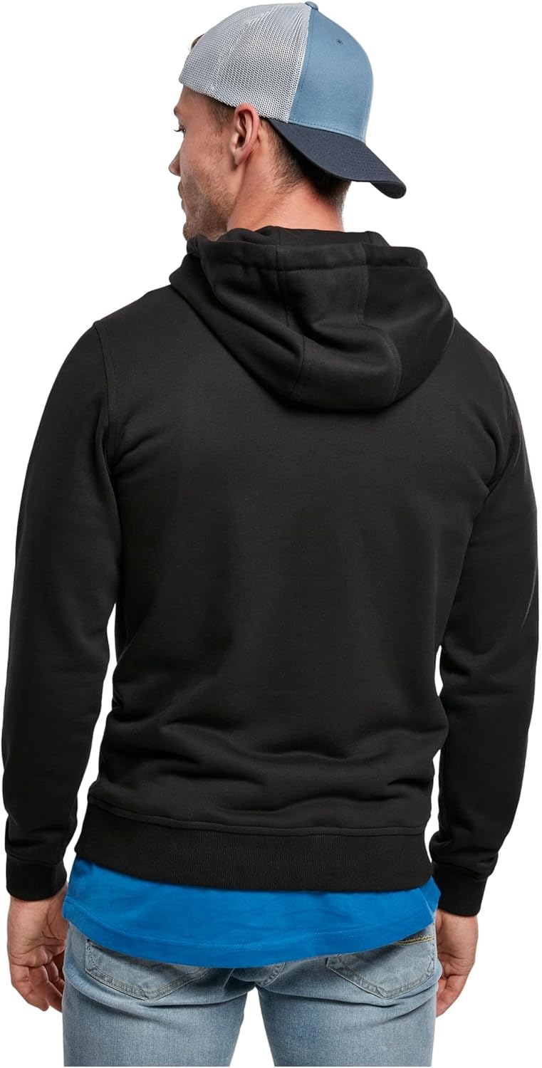 Urban Classics Basic Terry Hoody Männer Kapuzenpullover schwarz Basics, Streetwear S Schwarz, S Schw