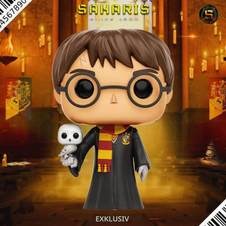 Funko Pop! Movie: HP - Harry Potter mit Hedwig - Vinyl-Sammelfigur - Geschenkidee - Offizielle Hande