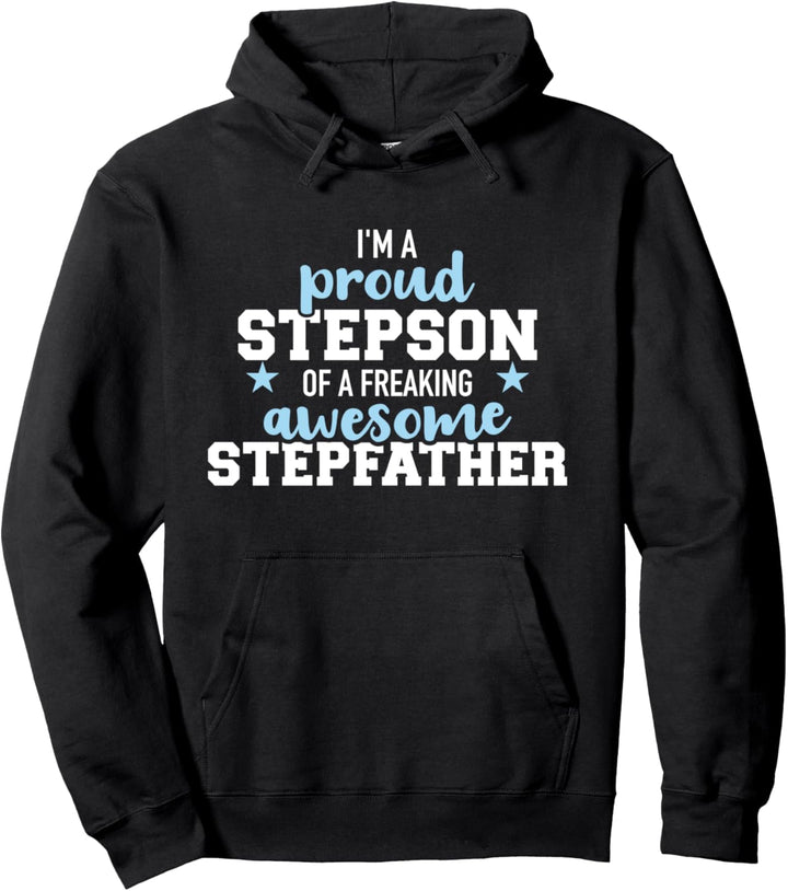Stolzer Stiefsohn eines fantastischen Stiefvater Spruch Pullover Hoodie