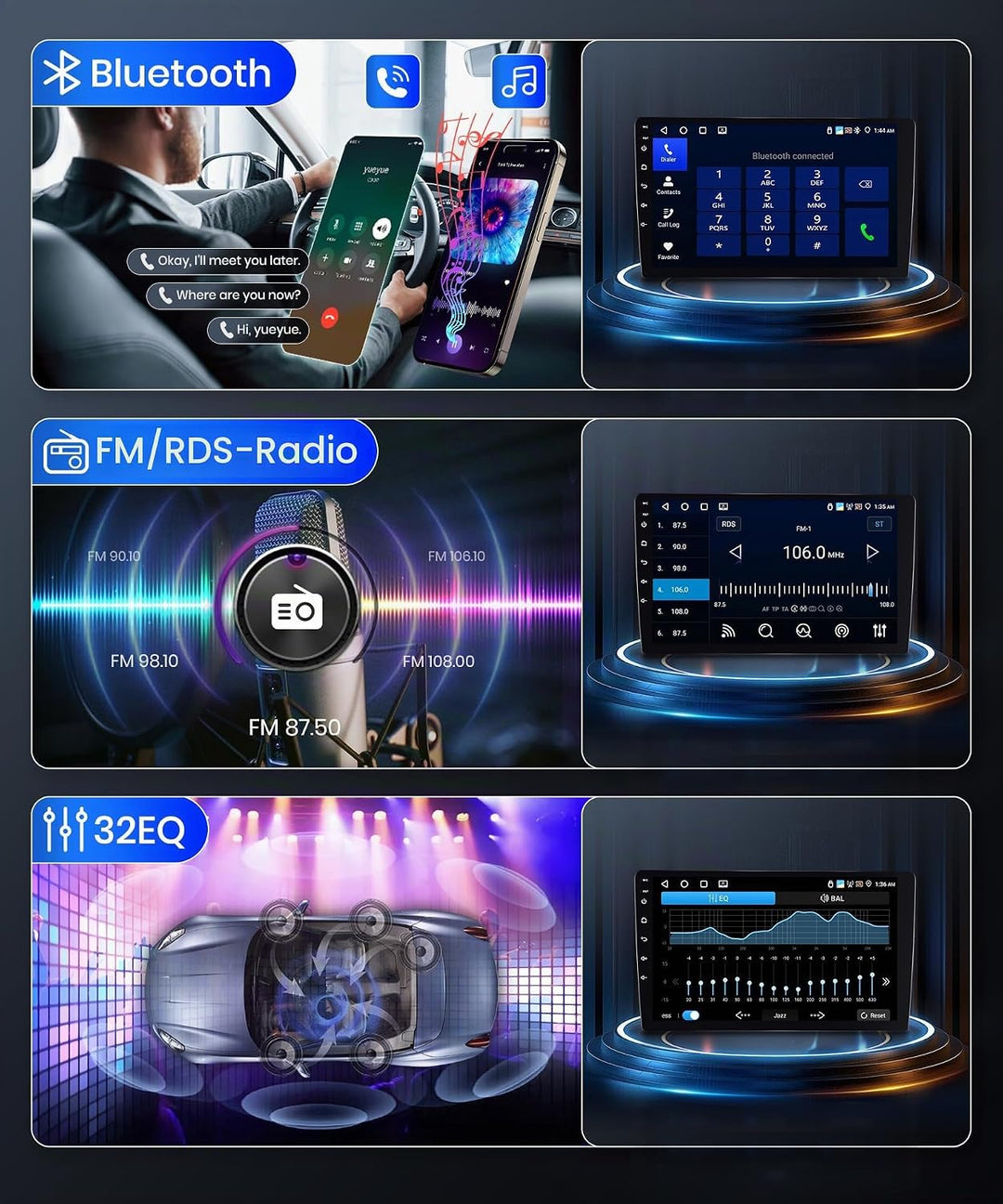 4G+64G Wireless Carplay Android Autoradio für Mercedes Benz ML GL W164 ML350 ML500 GL320 X164 ML280