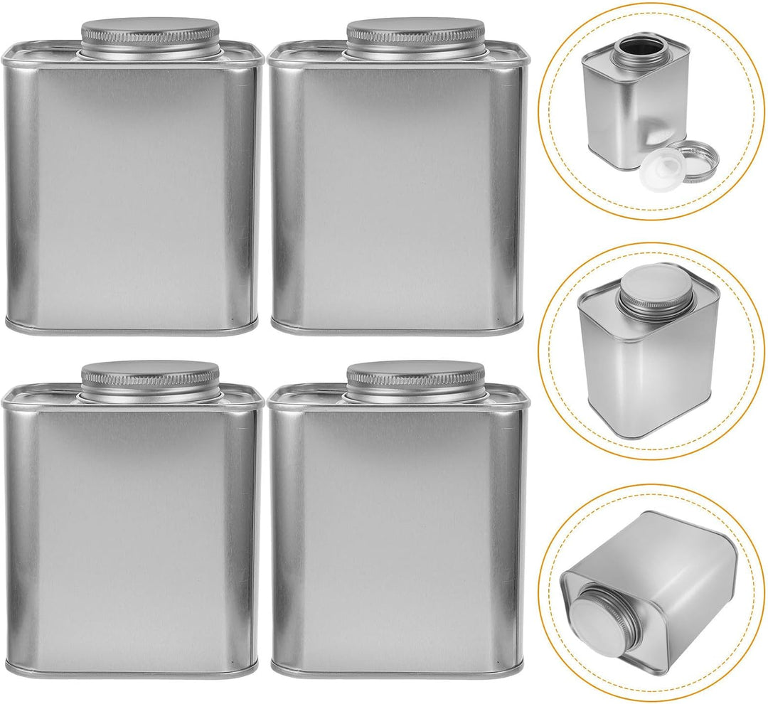SHINEOFI Kaffeedose aus Tinplate, Silber, 180–200g, Luftdicht