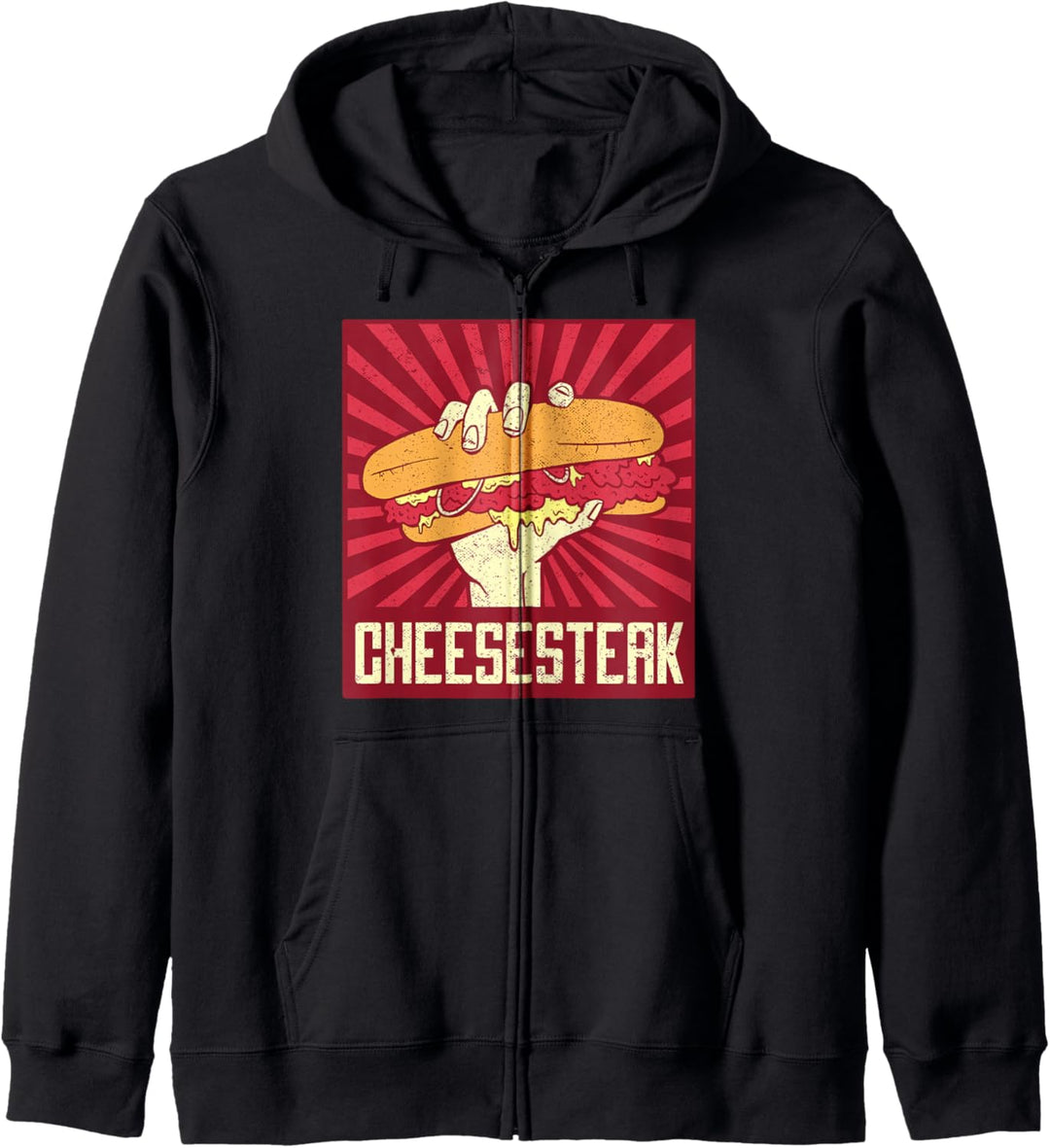 Philly Love Cheesesteak Retro Sandwich Heimatstadt Kapuzenjacke