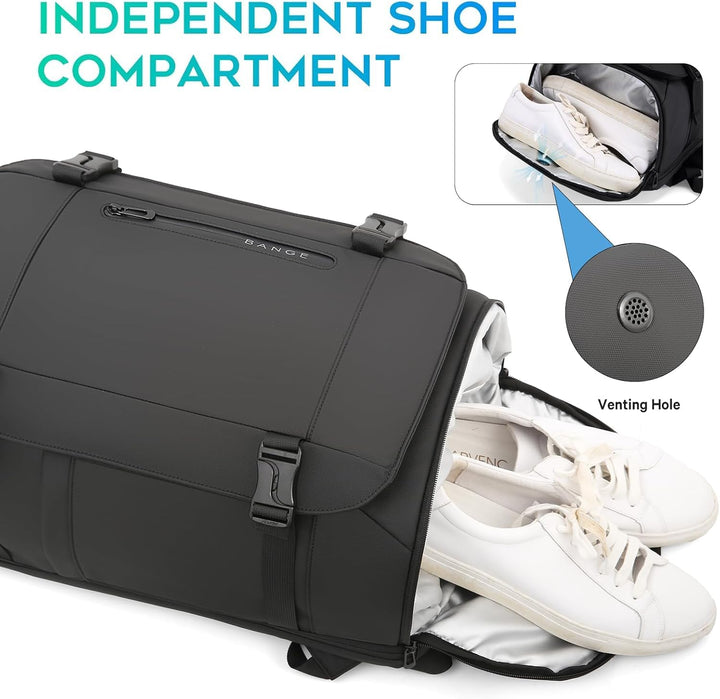 BG FUTURE AESTHETICS Reiserucksack mit Schuhfach, Wochenend-Business-Handgepäck, Flug Genehmigt Bord