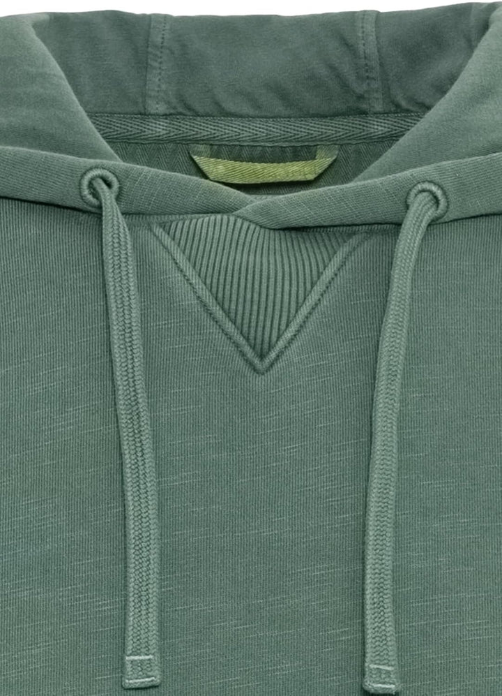 camel active Herren Hoodie aus Reiner Baumwolle M Grün, M Grün