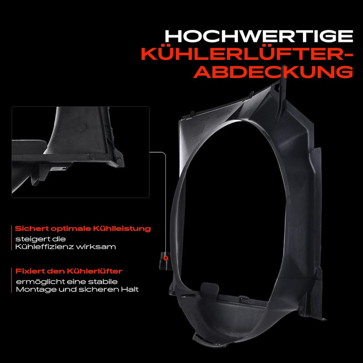 Frankberg Kühlerzarge Lüfterzarge Kühlerrahmen für 3er E46 320 323 325 328 330 1998-2007 17111436259
