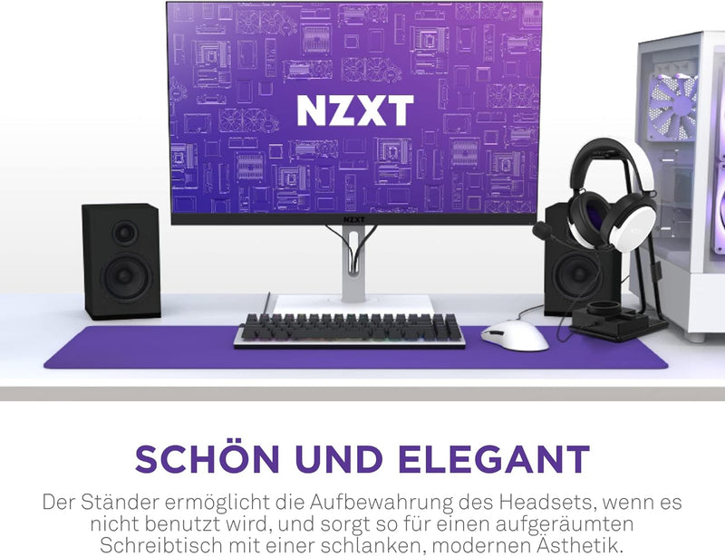 NZXT Relay SwitchMix PC-Gaming-Headset Ständer und Audiomixer – AP-USMSM-B1 - Nahtloses Umschalten z