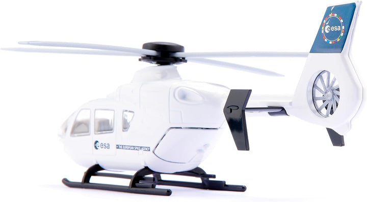 siku 2537, ESA Hubschauber, Spielzeug-Helikopter für Kinder, 1:55, Metall/Kunststoff, Weiss, Bewegli