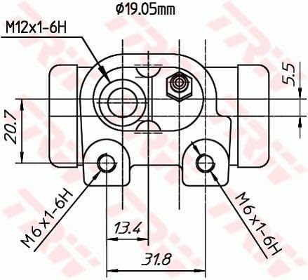 TRW GSK1069 Bremsbackensatz
