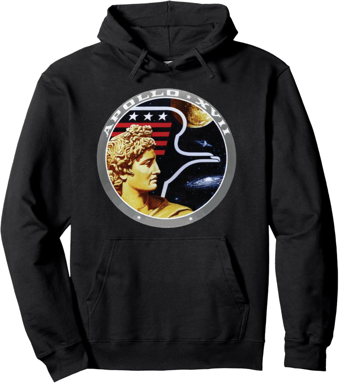 NASA Apollo 17 Mission Patch Pullover Hoodie