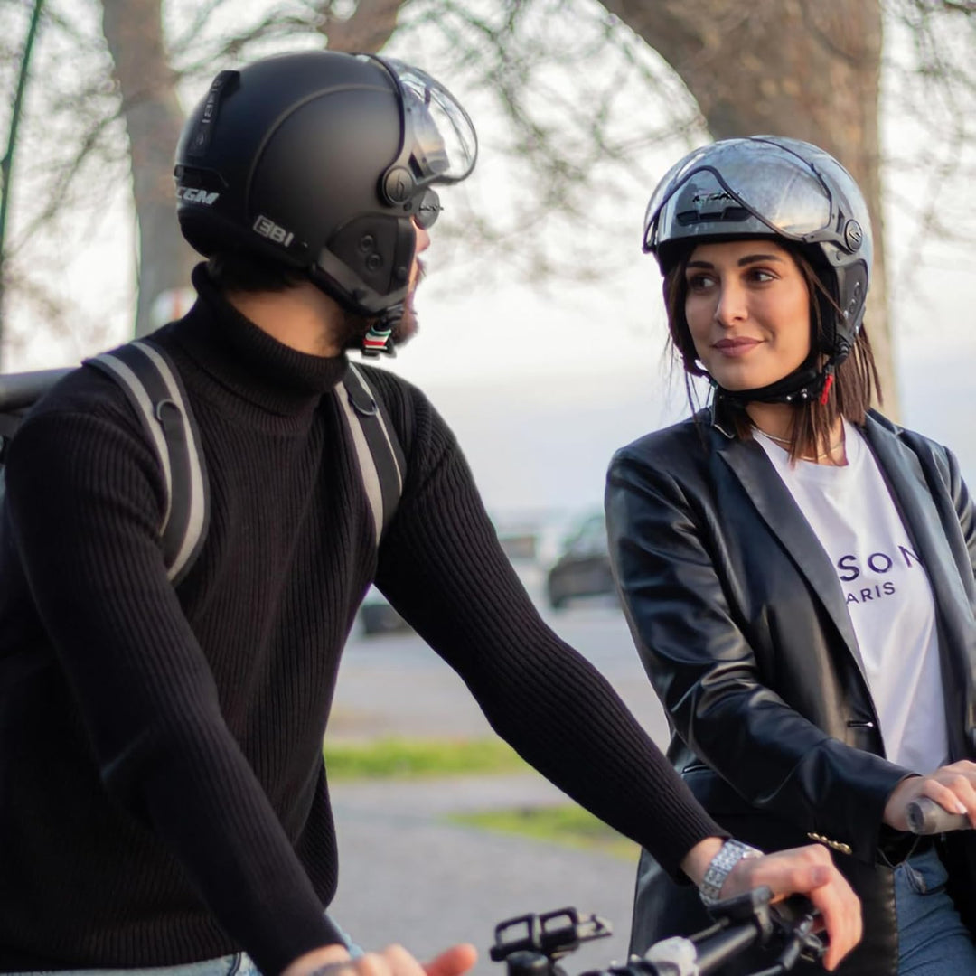 CGM Unisex – Erwachsene EBI skihelm, Mattschwarz, M (57-58cm)