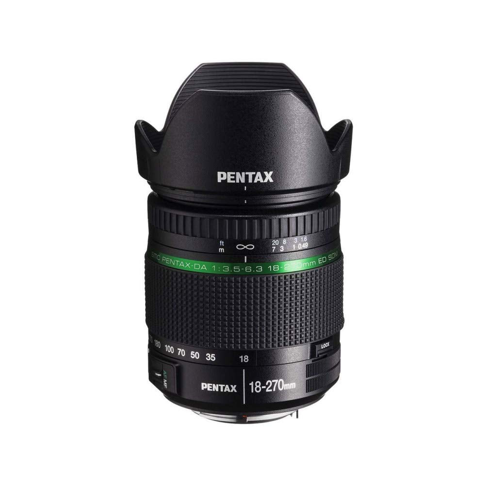 Pentax 21497 SMC DA ED SDM Objektiv (18 bis 270 mm, Lichtstärke 3,5 bis 6,3) 18-270mm Single, 18-270