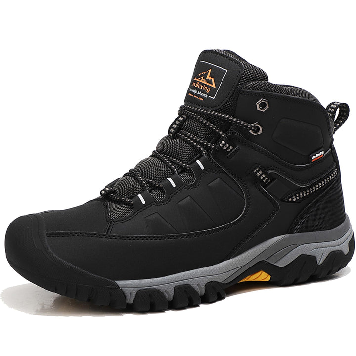 AX BOXING Winterschuhe Herren Gefüttert Winterstiefel Warm Wanderschuhe Draussen Winterboots Rutschf