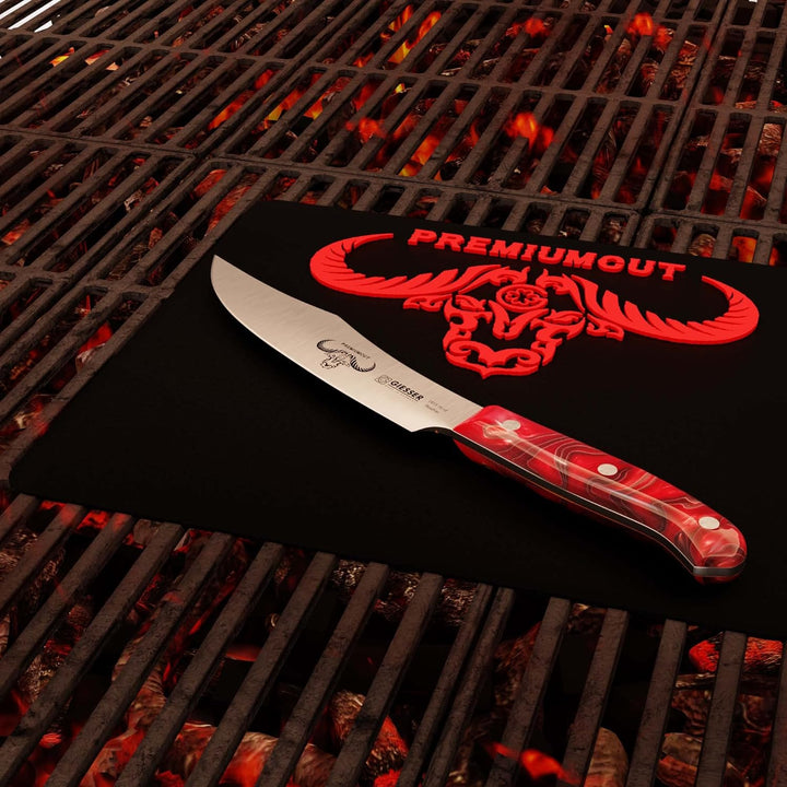 GIESSER seit 1776 - Made in Germany - Zubereitungsmesser 16 cm Red Diamond, PremiumCut Veggie No 1,