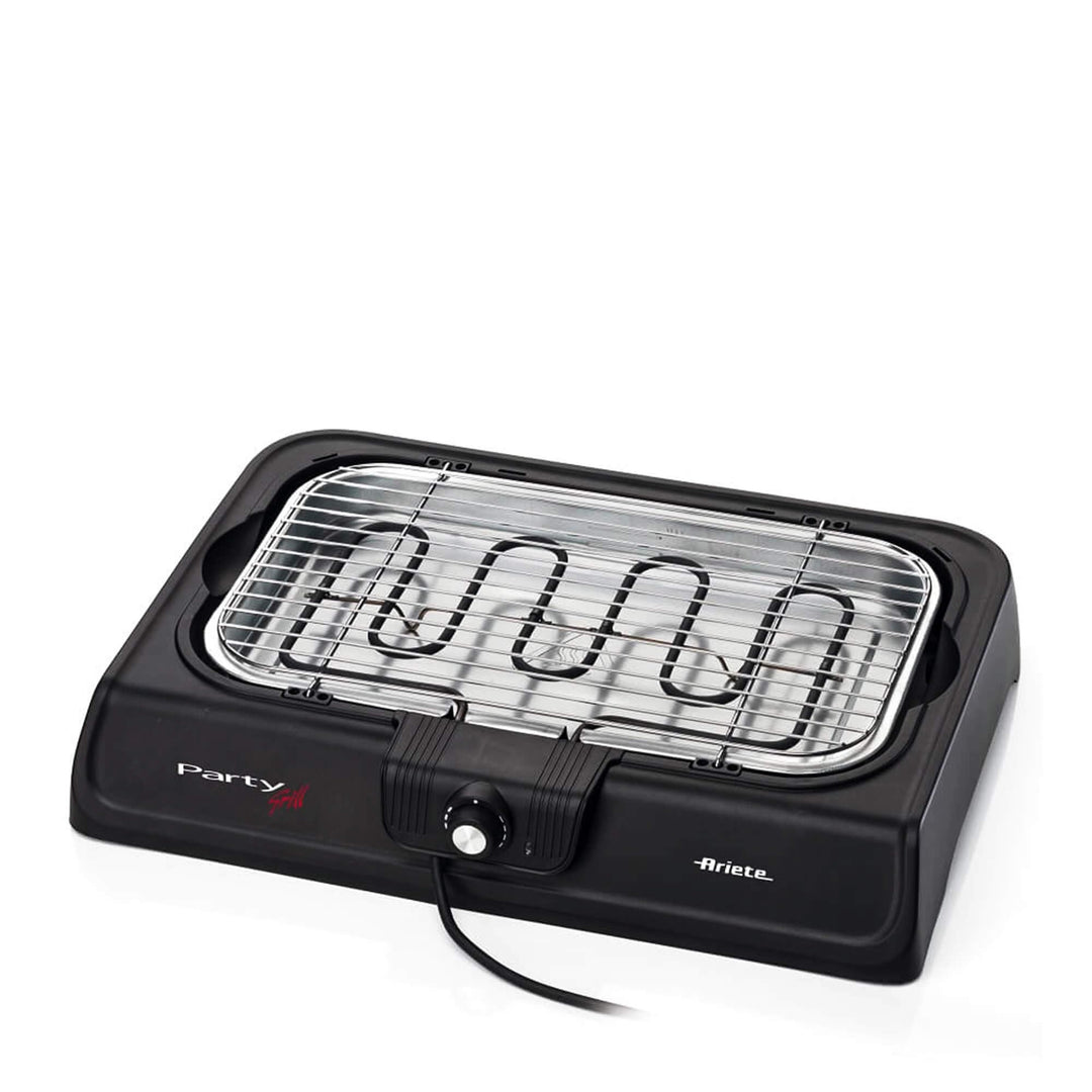 Ariete 00C073300AR0 Party Grill 733 - elektrischer Tischgrill, 2200 W, schwarz 723, 723