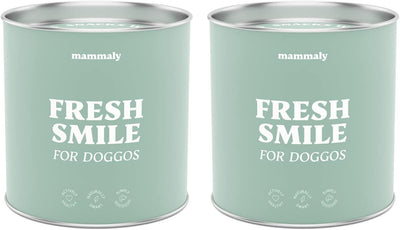 mammaly Fresh Smile Hunde Zahnpflege Snack, Zahnpflege Hund, gegen Hund Mundgeruch, Fressnapf Innova