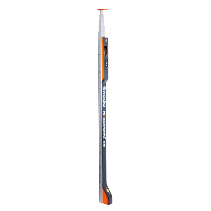 Nedo Teleskopmeter mEsstronic mit Bluetooth Messlatte 1050-5000mm mit Libelle 1050 - 5000 mm, 1050 -
